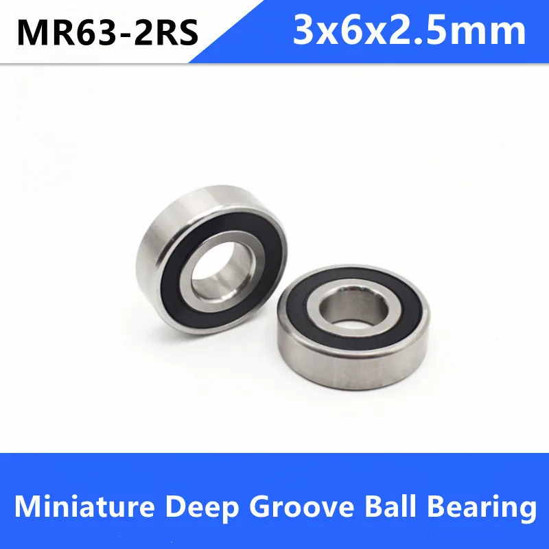 50-500 шт. миниатюрные подшипники MR63-2RS 3x6x2,5 мм радиальный шарикоподшипник MR63RS MR63 RS 2RS 3*6*2,5 мм
50-500 шт. миниатюрные подшипники MR63-2RS 3x6x2,5 мм радиальный шарикоподшипник MR63RS MR63 RS 2RS 3*6*2,5 мм