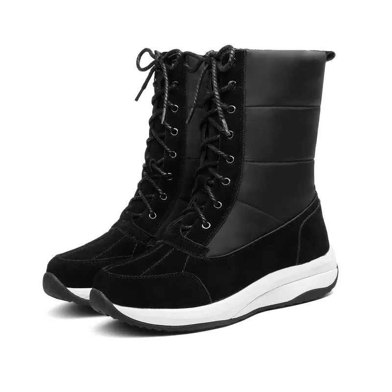 Womens Waterproof Snow Ankle Boots 2024 Winter Fluffy Warm Short Boots Down Patchwork Flock Comfortable Wedges Shoes
Womens Waterproof Snow Ankle Boots 2024 Winter Fluffy Warm Short Boots Down Patchwork Flock Comfortable Wedges Shoes