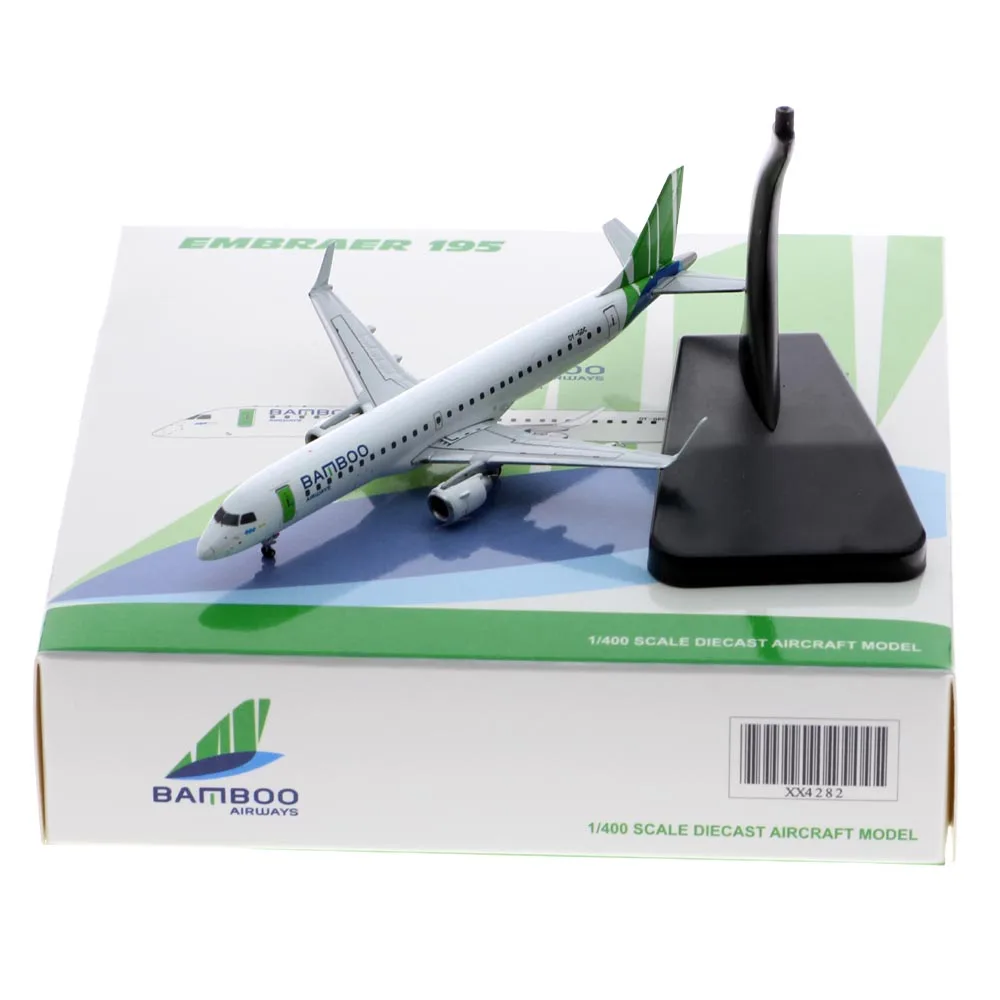 1:400 Alloy Collectible Plane Gift JC Wings XX4282 Bamboo Airways Embraer 190-200LR Diecast Aircraft Jet Model OY-GDC With Stand
1:400 Alloy Collectible Plane Gift JC Wings XX4282 Bamboo Airways Embraer 190-200LR Diecast Aircraft Jet Model OY-GDC With Stand