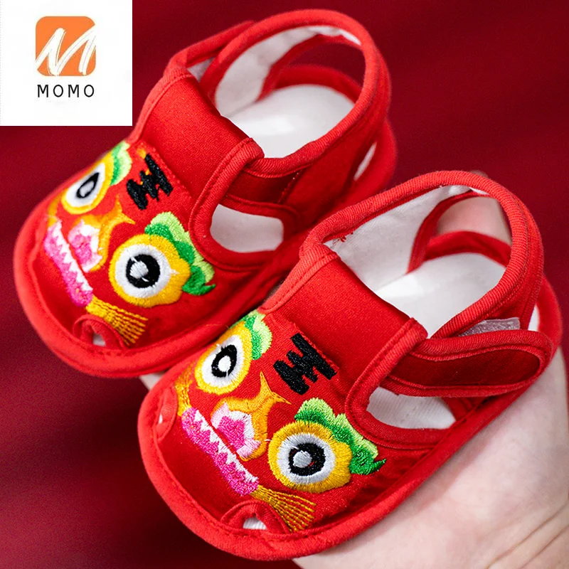Chinese-Style Baby's Shoes Summer Tiger Head Shoes Men's 6-Month-Old Baby Small Fabric Shoes Sandals
Chinese-Style Baby's Shoes Summer Tiger Head Shoes Men's 6-Month-Old Baby Small Fabric Shoes Sandals