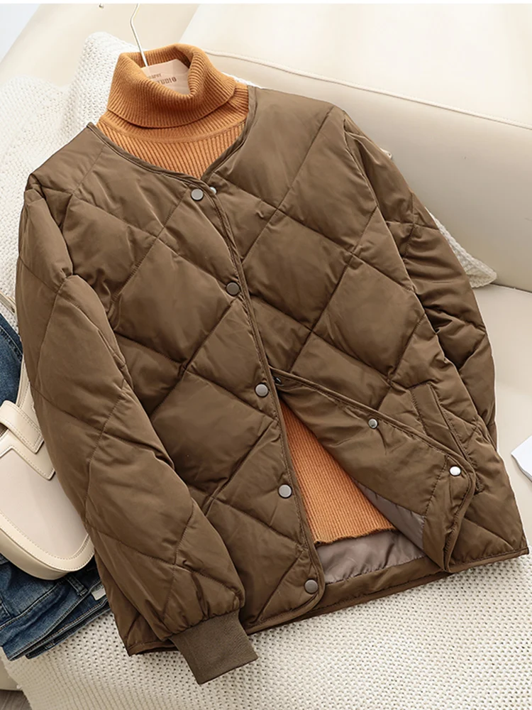 SEDUTMO Ultra Light Thin Women Duck Down Coat Quilted Short Winter Slim Puffer Jacket Fashion Casual For Spring ED1795
SEDUTMO Ultra Light Thin Women Duck Down Coat Quilted Short Winter Slim Puffer Jacket Fashion Casual For Spring ED1795