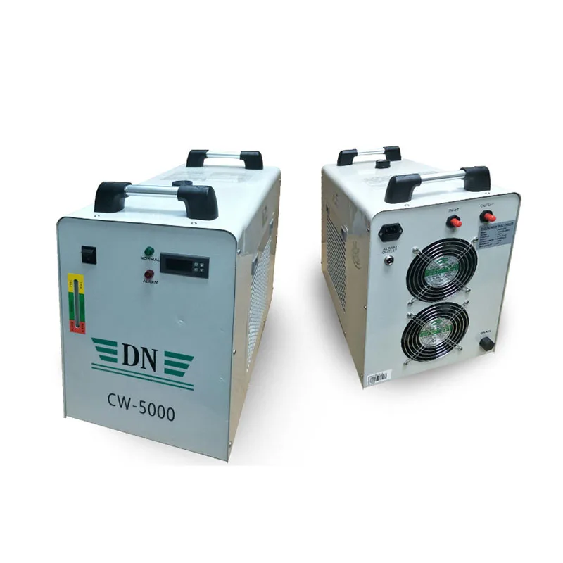 CW-5000 Industrial Water Chiller for Single 100W CO2 Laser Tube Cooling, 0.5HP, AC 1P 220V 50Hz
CW-5000 Industrial Water Chiller for Single 100W CO2 Laser Tube Cooling, 0.5HP, AC 1P 220V 50Hz