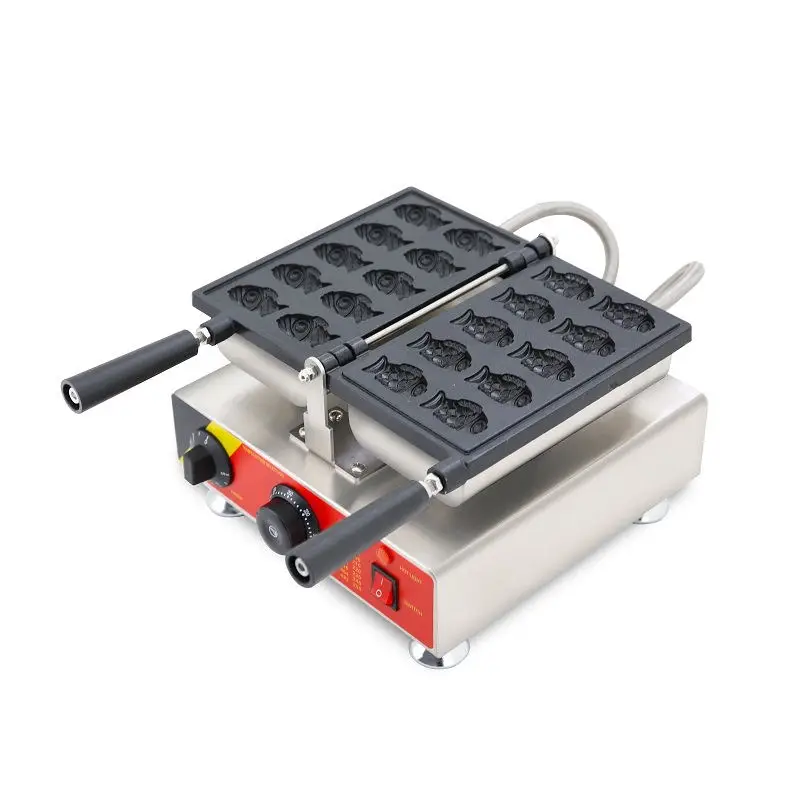 Commercial snack machine gold-fish waffle machine mini fish waffle maker Japanese Fish waffle iron Non-stick pan waffle baker
Commercial snack machine gold-fish waffle machine mini fish waffle maker Japanese Fish waffle iron Non-stick pan waffle baker
