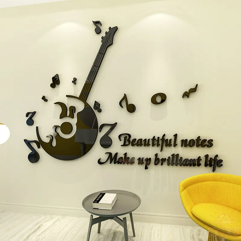 Music Acrylic Decorative Wall Stickers Guitar Musical Notes Music Classroom Stickers Living Room Bedroom Background Wall Sticker
Music Acrylic Decorative Wall Stickers Guitar Musical Notes Music Classroom Stickers Living Room Bedroom Background Wall Sticker