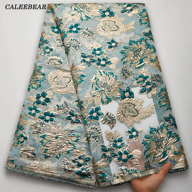 Green African Brocade Lace Fabric 5 Yards French Brocade Jacquard Lace Fabric 2022 High Quality For Party Wedding Dress S2746
Green African Brocade Lace Fabric 5 Yards French Brocade Jacquard Lace Fabric 2022 High Quality For Party Wedding Dress S2746