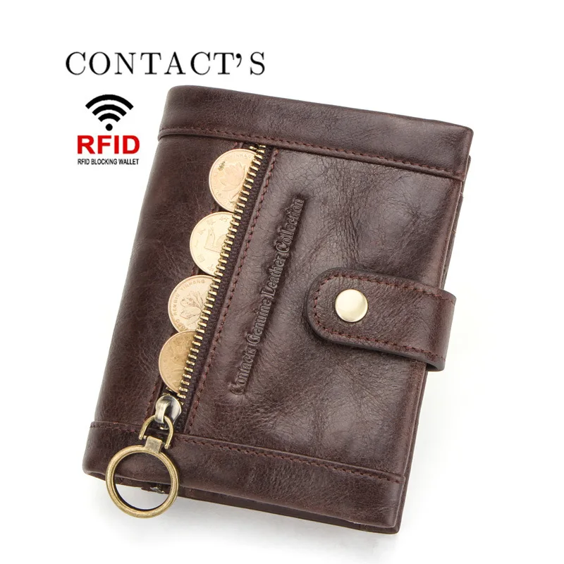 Men's Leather Wallet RFID Anti-theft Brushed Leather Men's Wallet Multifunctional Tri-fold Wallet Card Holder for Men
Men's Leather Wallet RFID Anti-theft Brushed Leather Men's Wallet Multifunctional Tri-fold Wallet Card Holder for Men