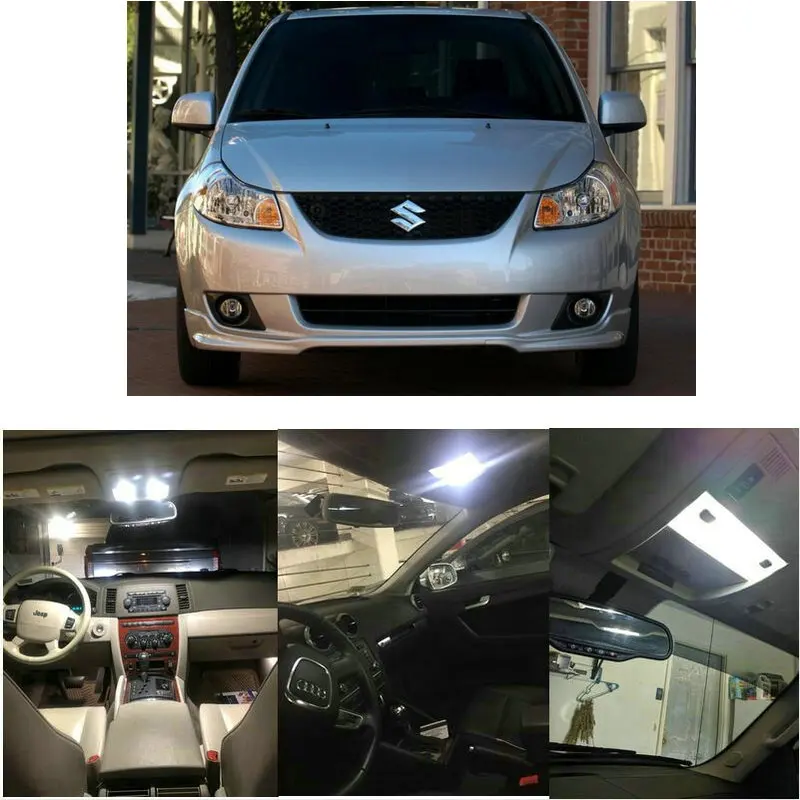 LED Interior Car Lights For Suzuki sx4 ey gy hatchback s cross jy saloon gy vitara Ly car accessories lamp bulb error free
LED Interior Car Lights For Suzuki sx4 ey gy hatchback s cross jy saloon gy vitara Ly car accessories lamp bulb error free