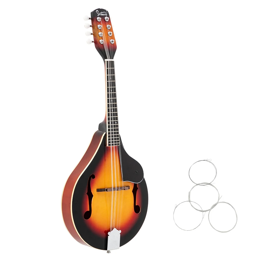 A Style 8-String Mandolin Flatback Acoustic Mandolin Guitar Rosewood Fingerboard Adjustable String Instrument With Pick Guard
A Style 8-String Mandolin Flatback Acoustic Mandolin Guitar Rosewood Fingerboard Adjustable String Instrument With Pick Guard
