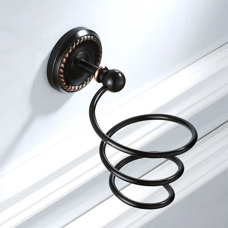 1PC Hair Dryer Barrel Bathroom Storage Rack Brass Material Black Bronze Hair Dryer Rack Wall-Mounted Bathroom Shelf
1PC Hair Dryer Barrel Bathroom Storage Rack Brass Material Black Bronze Hair Dryer Rack Wall-Mounted Bathroom Shelf