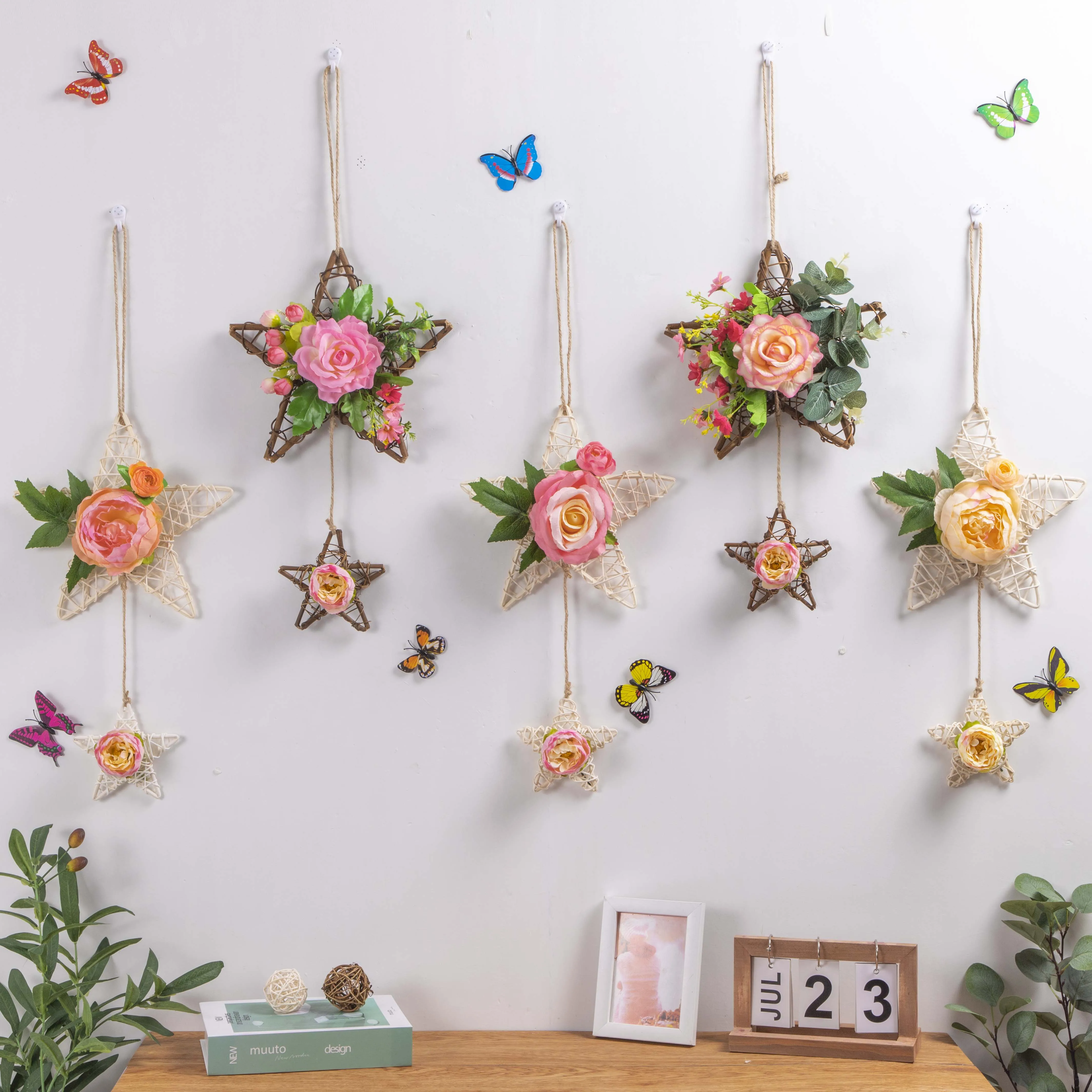 Creative wall decorations milk tea shop kindergarten wall hanging flowers room bedroom wall hanging decorations
Creative wall decorations milk tea shop kindergarten wall hanging flowers room bedroom wall hanging decorations