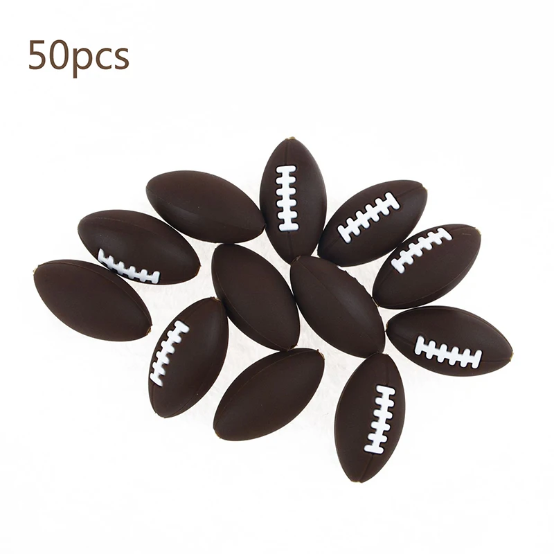 50PCS Baby Silicone Loose Bead Olive Bead Chocolate Baby Tooth glue tTeething Toy Loose Bead Anti-drop Chain Pacifier Chain
50PCS Baby Silicone Loose Bead Olive Bead Chocolate Baby Tooth glue tTeething Toy Loose Bead Anti-drop Chain Pacifier Chain