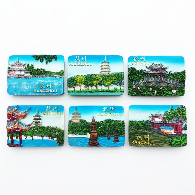 China 3D Hangzhou West Lake Tourist Souvenirs Refrigerator Magnetic Stickers Travel Gifts Magnetic Stickers Travel Gifts
China 3D Hangzhou West Lake Tourist Souvenirs Refrigerator Magnetic Stickers Travel Gifts Magnetic Stickers Travel Gifts