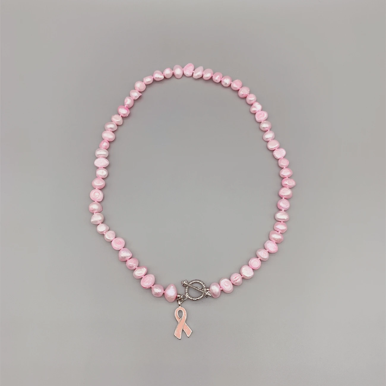 FoLisaUnique 7-8mm Freshwater Pink Potato Pearls Necklace Enamel Ribbon Charm Pendant Choker Jewelry For Breast Cancer Necklace
FoLisaUnique 7-8mm Freshwater Pink Potato Pearls Necklace Enamel Ribbon Charm Pendant Choker Jewelry For Breast Cancer Necklace