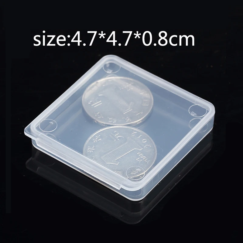 Lidded Transparent Plastic Small Square Boxes Packaging Thicken Storage Box Jewelry Box Accessories Finishing Box
Lidded Transparent Plastic Small Square Boxes Packaging Thicken Storage Box Jewelry Box Accessories Finishing Box