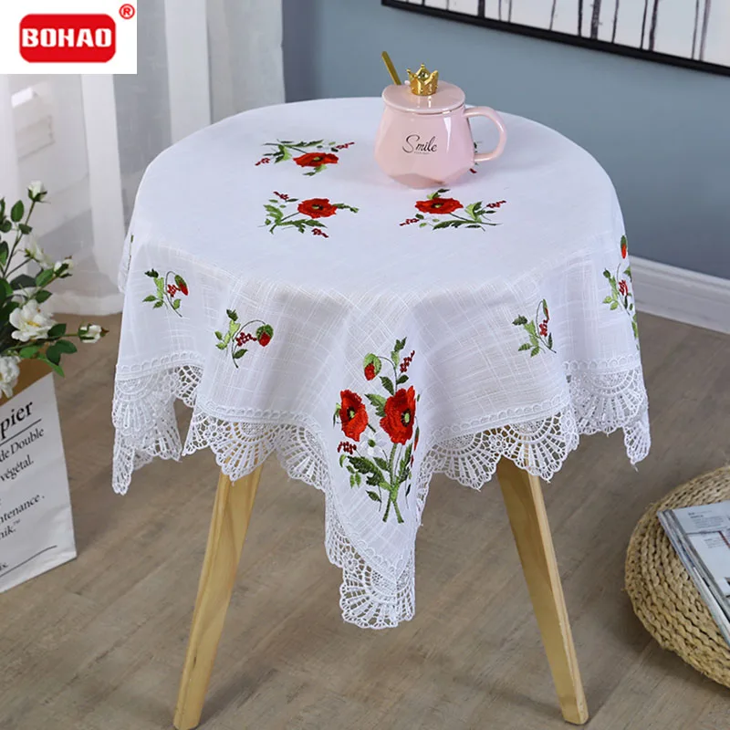 Белая скатерть BOHAO 85x85 см, квадратная Женская скатерть, скатерть для стола Нового года, карты, Красная Вышивка маком
Белая скатерть BOHAO 85x85 см, квадратная Женская скатерть, скатерть для стола Нового года, карты, Красная Вышивка маком