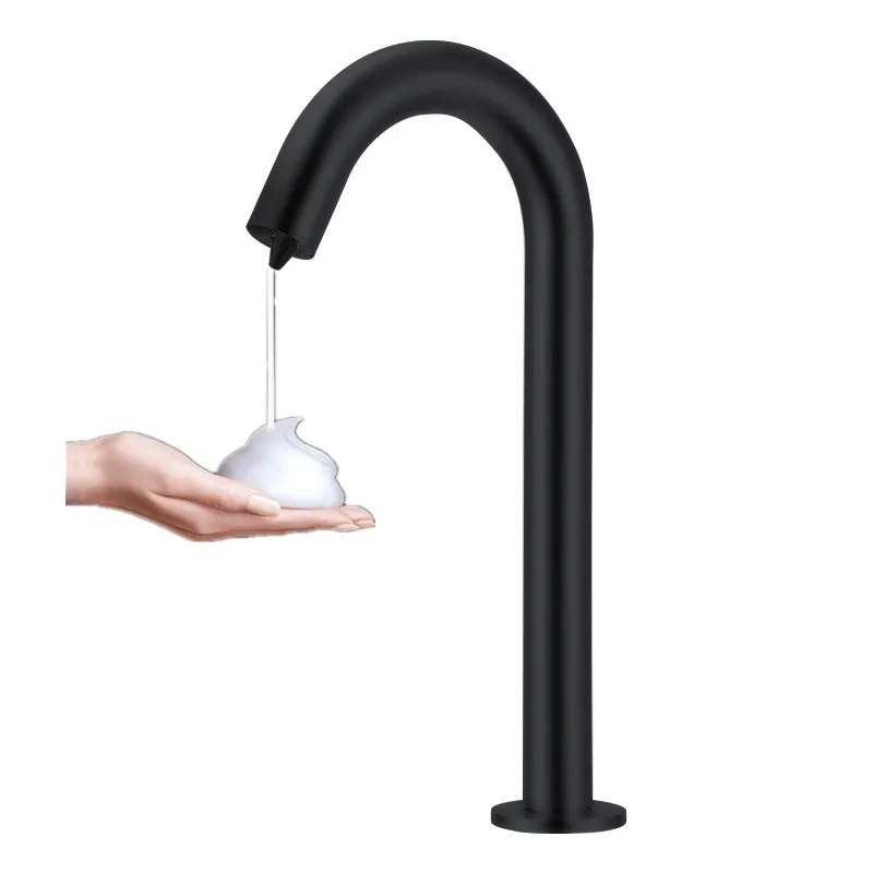 Custom Made Deck Mounted Faucet Type Sensor Soap Dispenser Brass Chrome, Matt Black Touch-free Foam Type Sensor Soap Dispenser
Custom Made Deck Mounted Faucet Type Sensor Soap Dispenser Brass Chrome, Matt Black Touch-free Foam Type Sensor Soap Dispenser