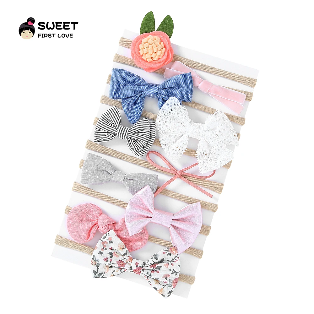 10Pcs/Set Elastic Bow Flower Nylon Headbands Kids Soft Floral Hair Bands Baby Girls Cute Hair Accessories For Girls And Women
10Pcs/Set Elastic Bow Flower Nylon Headbands Kids Soft Floral Hair Bands Baby Girls Cute Hair Accessories For Girls And Women