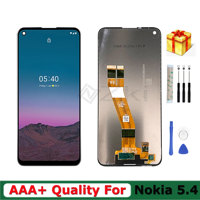 For Nokia 5.4 LCD DisplayPanel Glass Touch Screen TA-1333 TA-1340 TA-1337 TA-1328 TA-1325 Replacement Digitizer Assembly Parts
For Nokia 5.4 LCD DisplayPanel Glass Touch Screen TA-1333 TA-1340 TA-1337 TA-1328 TA-1325 Replacement Digitizer Assembly Parts