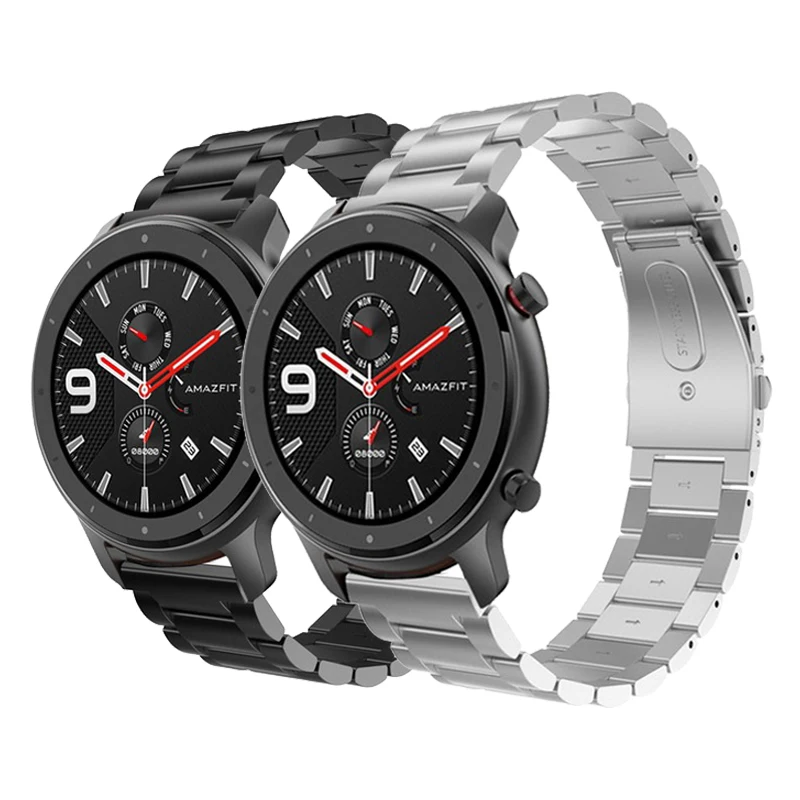 Металлический ремешок из нержавеющей стали для Xiaomi Amazfit Bip/Stratos 2/Pace/GTS GTR 42 мм 47 мм, ремешок для Huawei Watch GT 2, ремешок для Galaxy
Металлический ремешок из нержавеющей стали для Xiaomi Amazfit Bip/Stratos 2/Pace/GTS GTR 42 мм 47 мм, ремешок для Huawei Watch GT 2, ремешок для Galaxy