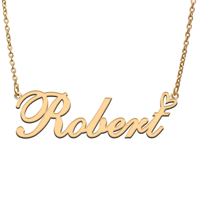 Robert Name Tag Necklace Personalized Pendant Jewelry Gifts for Mom Daughter Girl Friend Birthday Christmas Party Present
Robert Name Tag Necklace Personalized Pendant Jewelry Gifts for Mom Daughter Girl Friend Birthday Christmas Party Present
