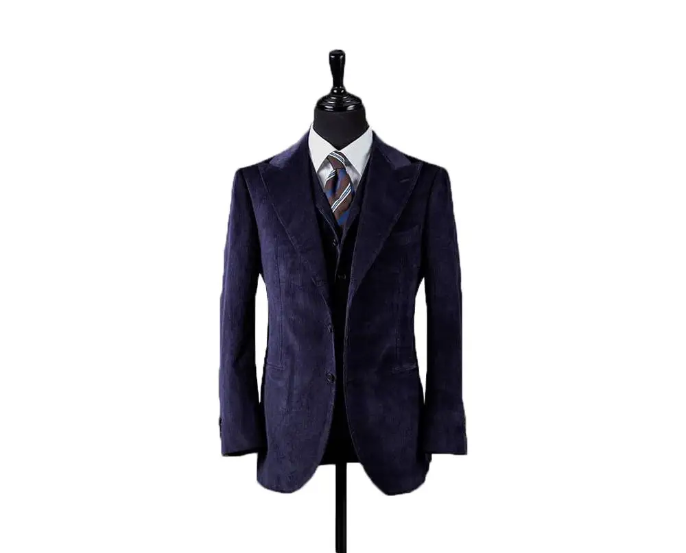 Two-Piece Purple Corduroy Suit With Vest Skinny Singal Breasted Jacket Wedding Party Evening Groomsmen Wear
Two-Piece Purple Corduroy Suit With Vest Skinny Singal Breasted Jacket Wedding Party Evening Groomsmen Wear