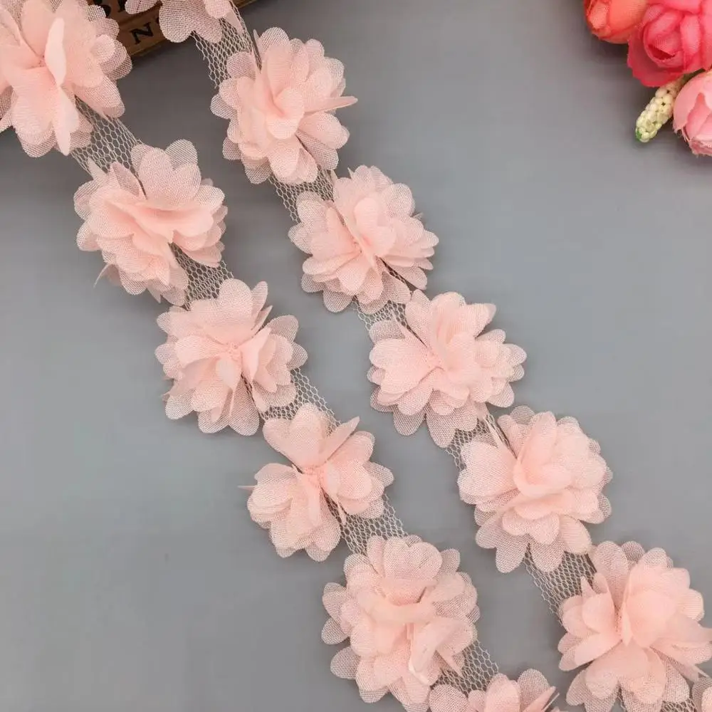 1 Yard Pink 3D Flower Lace Trim Ribbon Fabric Bride Wedding Dress Child Clothes Applique DIY Handmade Trimmings Hat Sewing Craft
1 Yard Pink 3D Flower Lace Trim Ribbon Fabric Bride Wedding Dress Child Clothes Applique DIY Handmade Trimmings Hat Sewing Craft