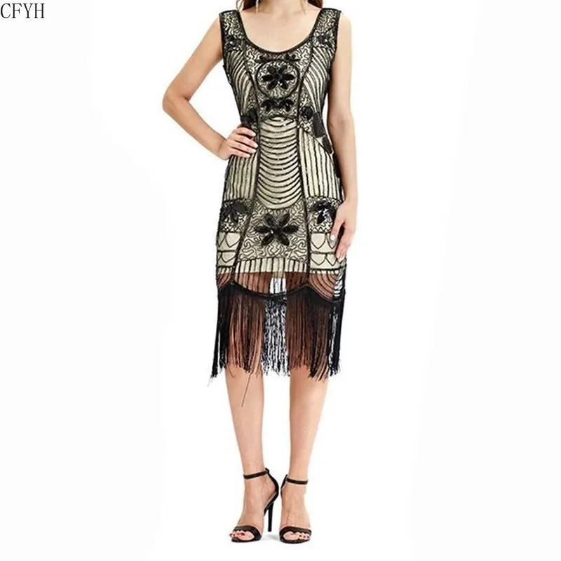 New Great Gatsby Vintage Dress Sequin Women 1920s Style Art Deco Flapper Embellished Sleeve Summer Beaded Party Tassel Costumes
New Great Gatsby Vintage Dress Sequin Women 1920s Style Art Deco Flapper Embellished Sleeve Summer Beaded Party Tassel Costumes