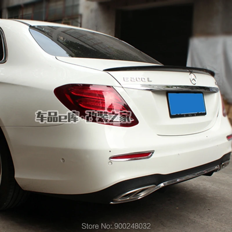 For Mercedes W213 spoiler E Class 4-Door Sedan E200 E220 E250 E300 Carbon Spoiler Wing Trunk Lip Boot Cover Car Styling
For Mercedes W213 spoiler E Class 4-Door Sedan E200 E220 E250 E300 Carbon Spoiler Wing Trunk Lip Boot Cover Car Styling