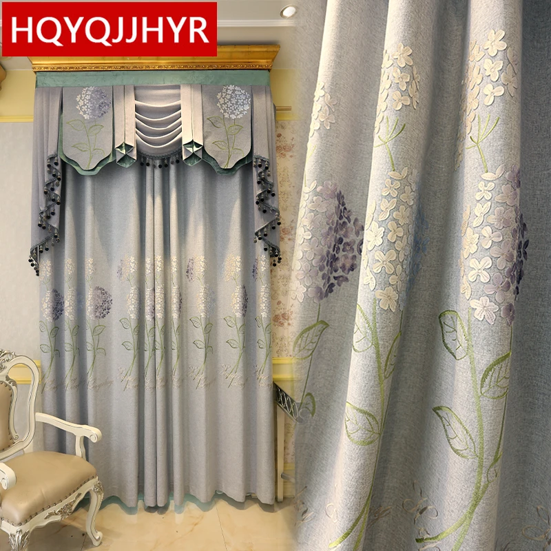Modern luxury 3D embroidered gray blackout curtains for living room windows high quality custom curtains for bedroom apartments
Modern luxury 3D embroidered gray blackout curtains for living room windows high quality custom curtains for bedroom apartments