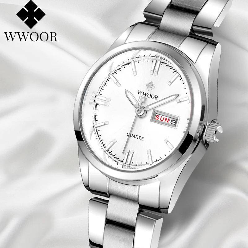 Elegant Women Watch For WWOOR Quartz Movement Fashion Silver Woman's Wristwatch Waterproof Luxury Dress Ladies Watch Reloj Mujer
Elegant Women Watch For WWOOR Quartz Movement Fashion Silver Woman's Wristwatch Waterproof Luxury Dress Ladies Watch Reloj Mujer