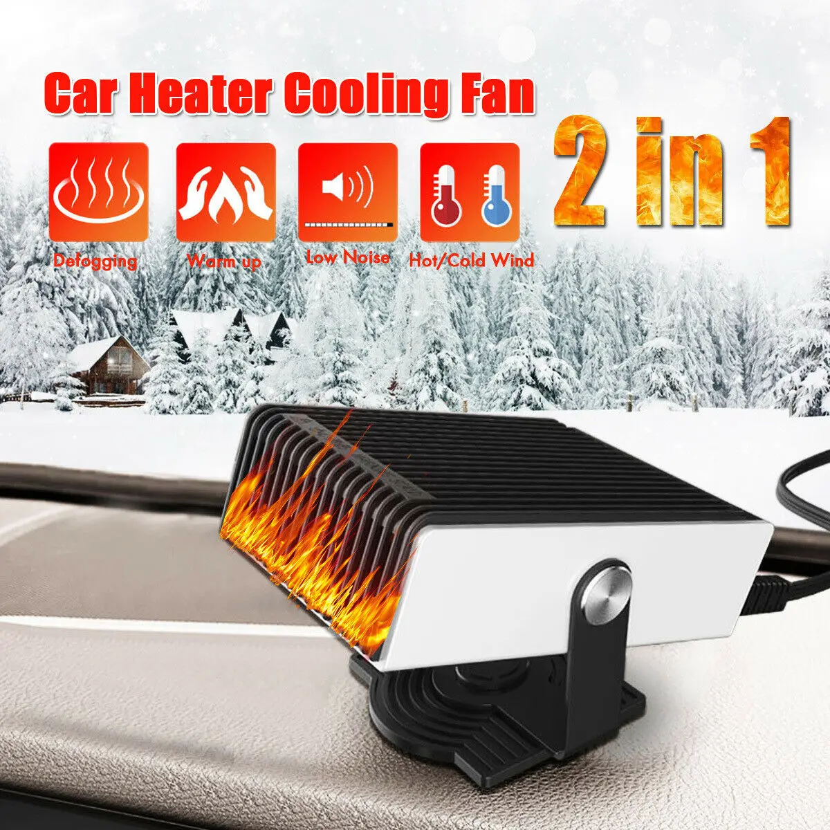 12V/24V Car Heater 150W Car Fan Heater Glass Defroster Window Heater for Winter Auto Air Outlet Warm Dryer Interior Accessories
12V/24V Car Heater 150W Car Fan Heater Glass Defroster Window Heater for Winter Auto Air Outlet Warm Dryer Interior Accessories