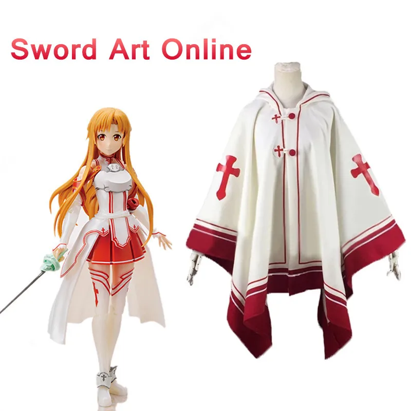 SAO Cosplay Sword Art Online Asuna Yuuki cloak coat cosplay costume Anime Outfit Cosplay Costumes
SAO Cosplay Sword Art Online Asuna Yuuki cloak coat cosplay costume Anime Outfit Cosplay Costumes