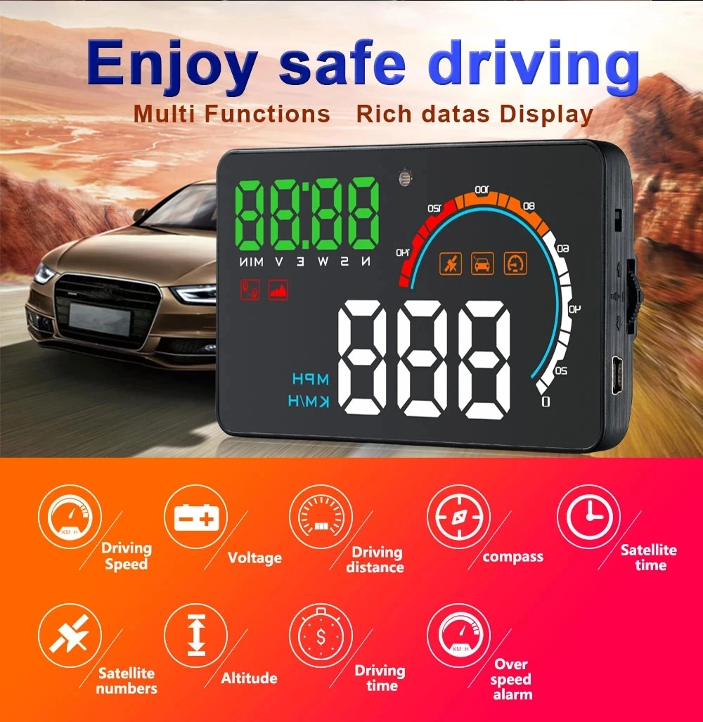 Новый GPS Q5 HUD универсальный автомобильный монитор на лобовое стекло спидометры Предупреждение о превышении скорости новый проектор на лобовое стекло дисплей на лобовое стекло
Новый GPS Q5 HUD универсальный автомобильный монитор на лобовое стекло спидометры Предупреждение о превышении скорости новый проектор на лобовое стекло дисплей на лобовое стекло