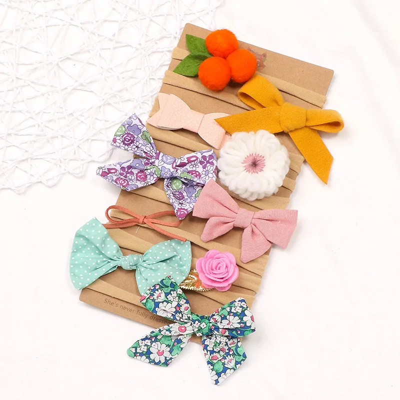 Nylon Baby Headband Set Lovely Floral Printed Hairband Soft Headwears for Girls Photo Prop Children Hair Accessories Wholesale
Nylon Baby Headband Set Lovely Floral Printed Hairband Soft Headwears for Girls Photo Prop Children Hair Accessories Wholesale