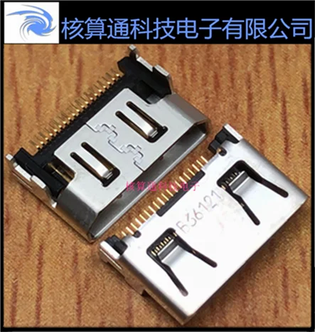 Sold from one DC2R019JA4R1700 original 19pin HDMI Mini high-definition socket end plug 1PCS or 10pcs a pack can be ordered
Sold from one DC2R019JA4R1700 original 19pin HDMI Mini high-definition socket end plug 1PCS or 10pcs a pack can be ordered