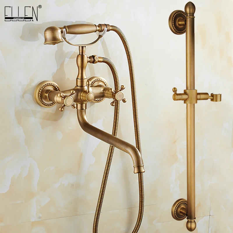 Bathroom Bath Shower Faucets Set Bathtub Faucet Water Mixer Crane Tap Antique Bronze Finished with Hand Shower EL741
Bathroom Bath Shower Faucets Set Bathtub Faucet Water Mixer Crane Tap Antique Bronze Finished with Hand Shower EL741