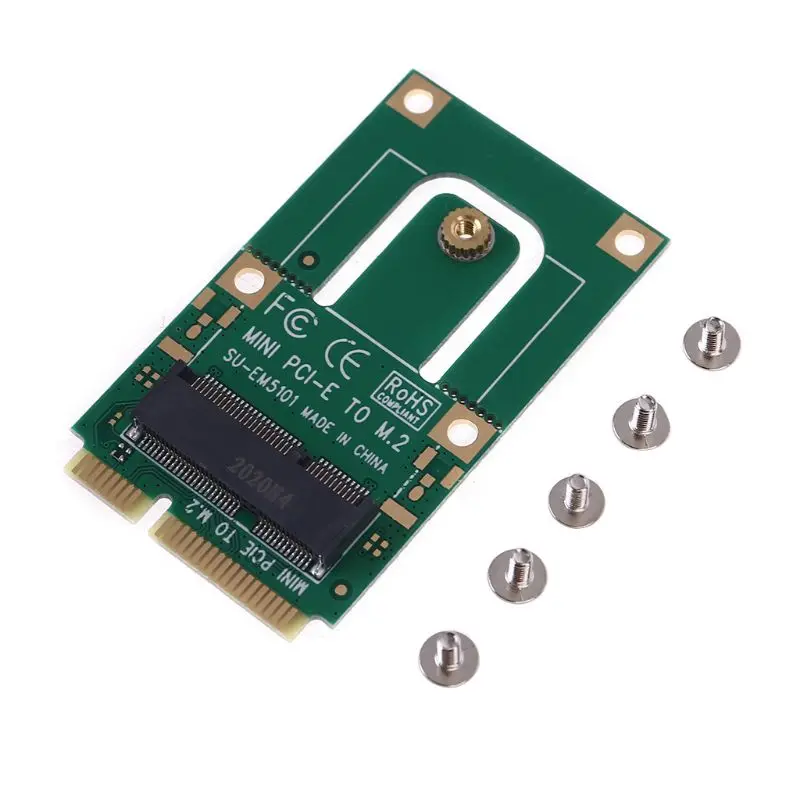 Адаптер H05B Mini PCI-E к m2, конвертер, расширенная карта m2 Key E, интерфейс для m2, беспроводной, Bluetooth, совместимый, Wi-Fi
Адаптер H05B Mini PCI-E к m2, конвертер, расширенная карта m2 Key E, интерфейс для m2, беспроводной, Bluetooth, совместимый, Wi-Fi