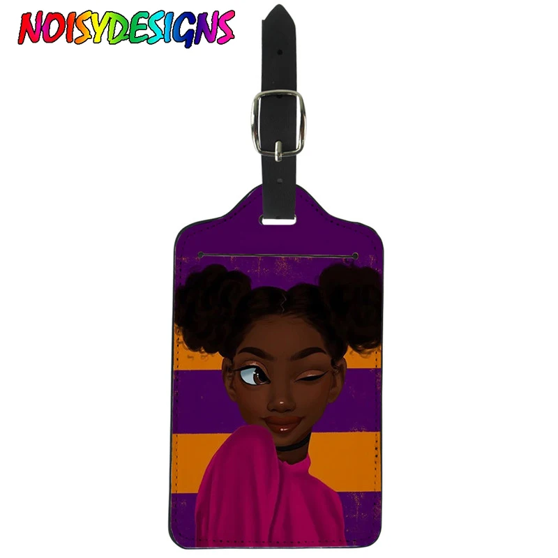 NOISYDESIGNS Art African Girl Print Luggage Tag Women Travel Accessories Silica Gel Suitcase ID Address Holder Baggage Boarding
NOISYDESIGNS Art African Girl Print Luggage Tag Women Travel Accessories Silica Gel Suitcase ID Address Holder Baggage Boarding