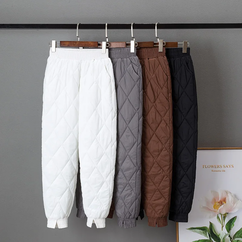 2021 Autumn Winter Warm High Waist Fashion Pencil Pants Casual Thicken Female Pants Lightweight Down Cotton Women Trousers
2021 Autumn Winter Warm High Waist Fashion Pencil Pants Casual Thicken Female Pants Lightweight Down Cotton Women Trousers