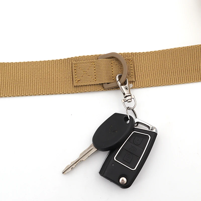 FlyingArt Tactical Men's Khaki Nylon Alloy Belt Casual D Type Keychain Quick Release Fashion Jeans Smooth Buckle Belt
FlyingArt Tactical Men's Khaki Nylon Alloy Belt Casual D Type Keychain Quick Release Fashion Jeans Smooth Buckle Belt