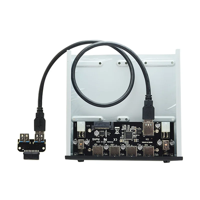 Two Switch & USB 3.0 HUB 4 Ports Front Panel to 20Pin Cable for 5.25" CD-ROM Bay
Two Switch & USB 3.0 HUB 4 Ports Front Panel to 20Pin Cable for 5.25" CD-ROM Bay