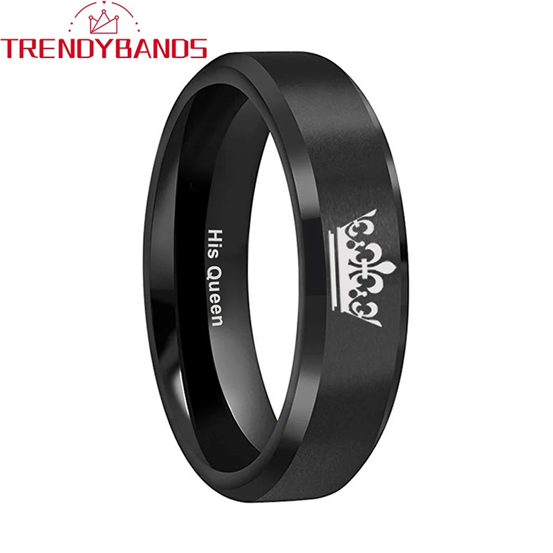 6mm Mens Tungsten Carbide Rings Womens Wedding Band Laser Engraved Matte Finish Comfort Fit
6mm Mens Tungsten Carbide Rings Womens Wedding Band Laser Engraved Matte Finish Comfort Fit