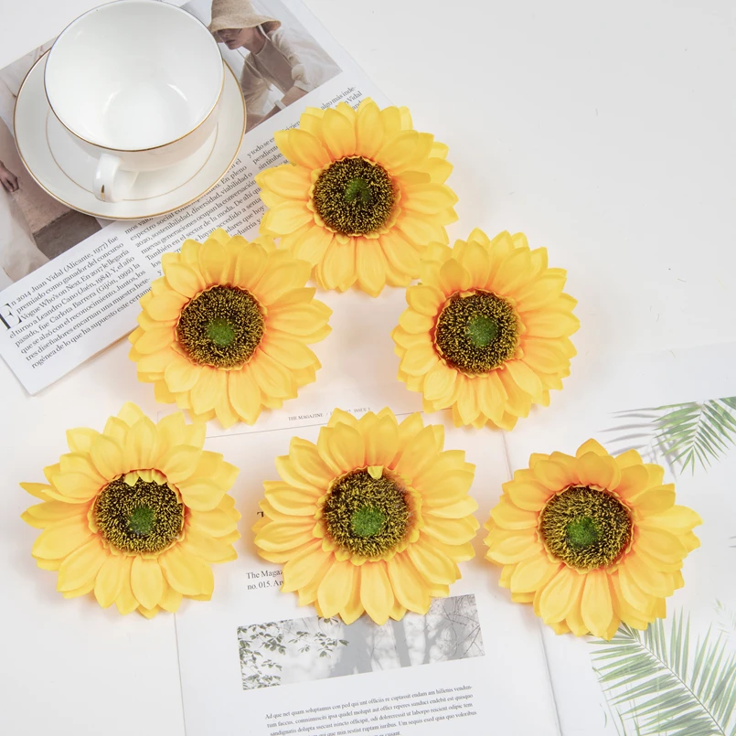 5PCS Big Artificial Flowers Yellow Sunflower New Year's Eve Christmas Decoration for Home Accessories Wedding Wall Decor Garland
5PCS Big Artificial Flowers Yellow Sunflower New Year's Eve Christmas Decoration for Home Accessories Wedding Wall Decor Garland
