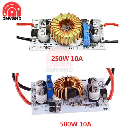 DC DC Voltage Converter CC CV Boost Converter DC-DC Step Up 250W 500W 10A Power Supply Adjustable Module DC10V-40V DC8.5V-48V