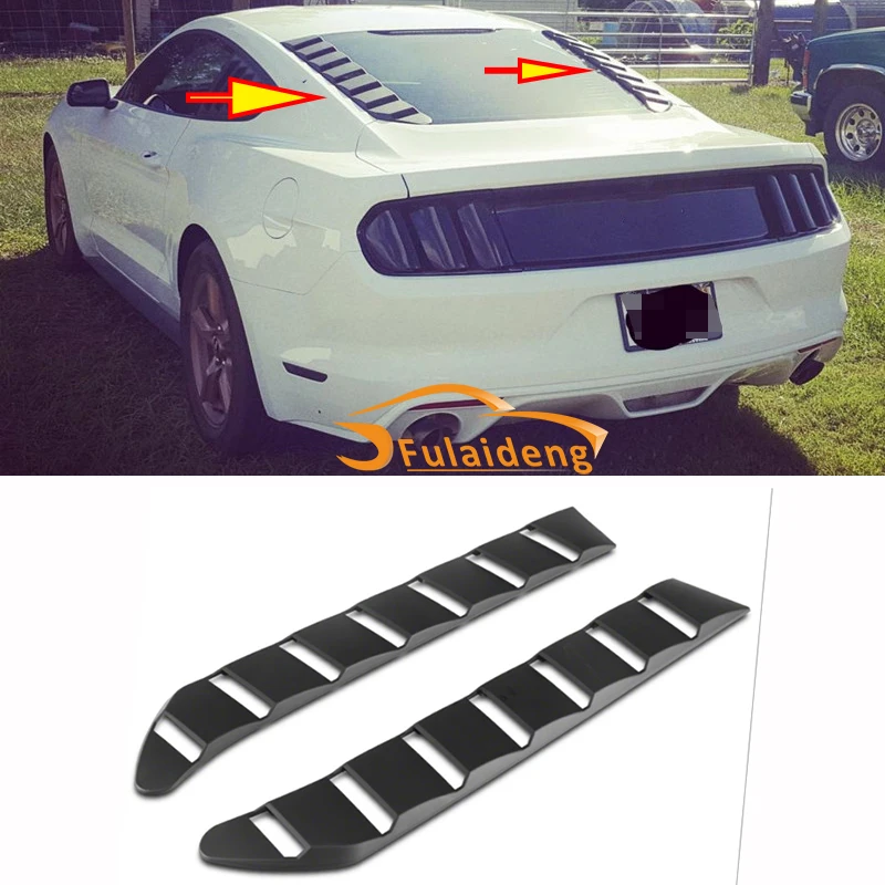 2 шт. для Ford Mustang 2015-2018 ABS задние оконные жалюзи солнцезащитный козырек отделка Аксессуары для стайлинга автомобиля
2 шт. для Ford Mustang 2015-2018 ABS задние оконные жалюзи солнцезащитный козырек отделка Аксессуары для стайлинга автомобиля
