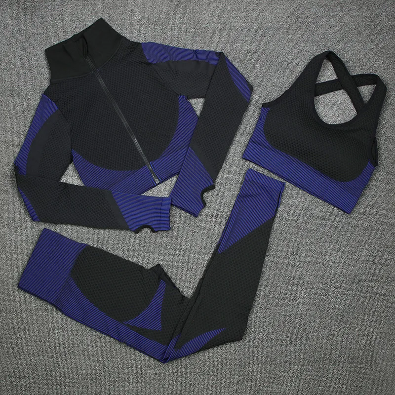 SOISOU 2/3 PCS/Set Women's Tracksuit Sportswear Yoga Set Seamless Knitting Tracksuits Women's Leggings For Fitness Women's Suit
SOISOU 2/3 PCS/Set Women's Tracksuit Sportswear Yoga Set Seamless Knitting Tracksuits Women's Leggings For Fitness Women's Suit
