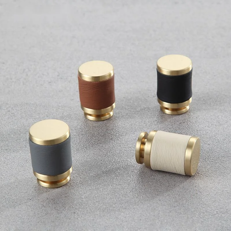 Leather Brass Knob Simple Cabinet Pens Nordic Drawer Pulls Bathroom Hardware Furniture and Kitchen Handles
Leather Brass Knob Simple Cabinet Pens Nordic Drawer Pulls Bathroom Hardware Furniture and Kitchen Handles