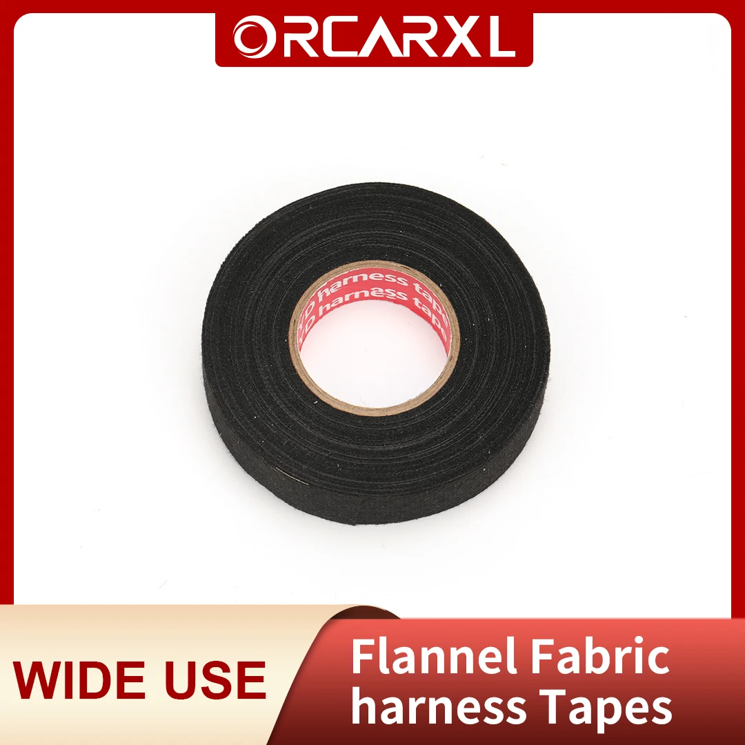 19mm Width 5M Length Car Cable Tape Heat-resistant Adhesive Cloth Fabric Tape For Car Auto Cable Harness Wiring Loom Protection
19mm Width 5M Length Car Cable Tape Heat-resistant Adhesive Cloth Fabric Tape For Car Auto Cable Harness Wiring Loom Protection