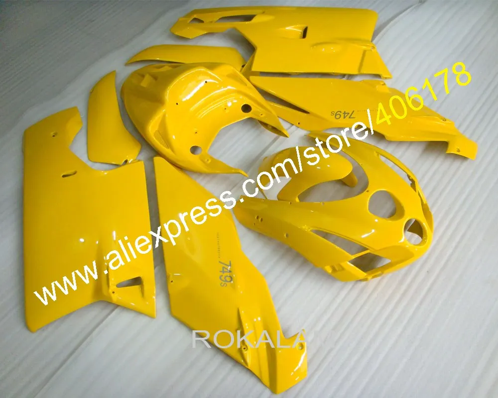 Motorcycles Fit For Ducati 749 999 749s 03 04 ABS Fairing 2003 2004 Full Yellow Fairings (Injection Molding)
Motorcycles Fit For Ducati 749 999 749s 03 04 ABS Fairing 2003 2004 Full Yellow Fairings (Injection Molding)