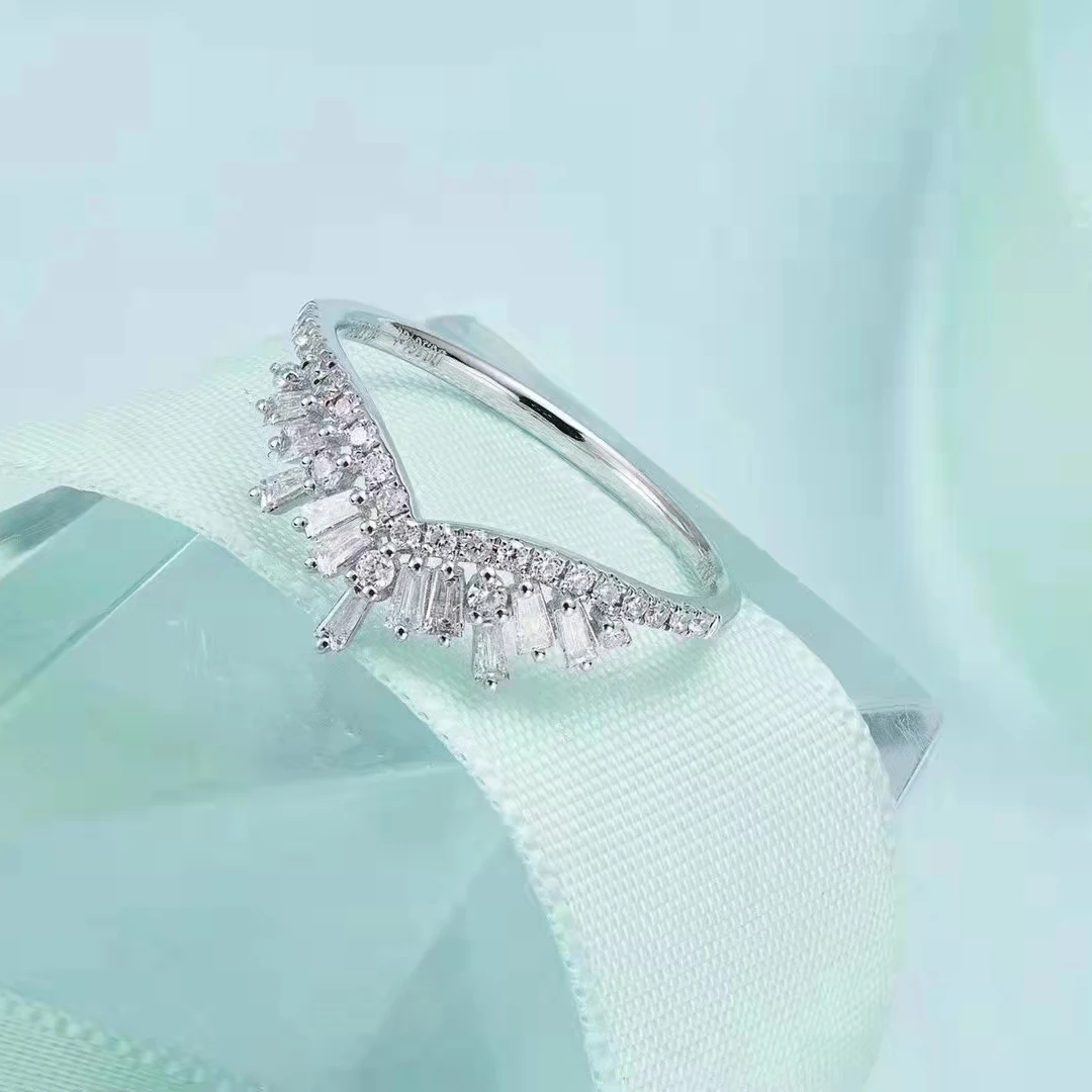 Wedding Bands 18k-Gold Diamond Ring For Women 0.44 CT Diamond Engagement Wedding Jewelry
Wedding Bands 18k-Gold Diamond Ring For Women 0.44 CT Diamond Engagement Wedding Jewelry